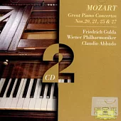 Mozart: Piano Concertos No.20; No.21; No.25; No.27 / Friedrich Gulda (piano), Claudio Abbado & Wiener Philharmoniker