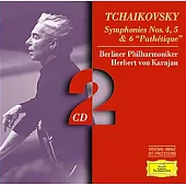 Tchaikovsky: Symphonies no 4, 5, 6 / Karajan, Berlin PO