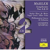 Mahler: Symphonies Nos.8 &10 / Giuseppe Sinopoli & Philharmonia Orchestra