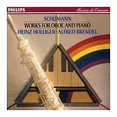 Schumann: Works For Oboe And Piano : 3 Romances / Fantasiestucke / 5 Stucke in Volkston etc. /  Holliger & Brendel