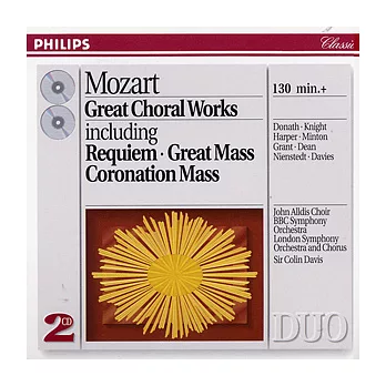 Mozart: Great Choral Works / Davis