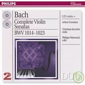 Bach: Complete Violin Sonatas, BWV 1014-1023 / Arthur Grumiaux & Christiane Jaccottet, Philippe Mermoud