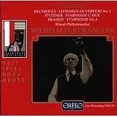 Works of Beethoven, Brahms, Pfitzner / Furtwangler Conducts Wiener Philharmoniker[Live Recordings of 1948/49/50]