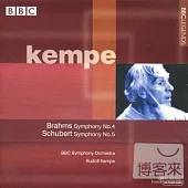 Brahms: Symphony No.4; Schubert: Symphony No.5 / Kempe