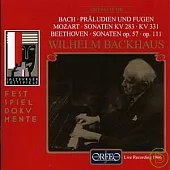 Bach ‧ Mozart ‧ Beethoven / Wilhelm Backhaus