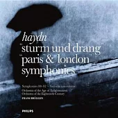Haydn：Sturm Und Drang、Paris、London Symphonies / Frans Bruggen & Orchestra of the Eighteenth Century