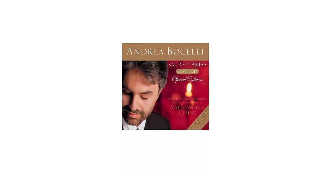 Andrea Bocelli / Sacred Arias(CD+DVD Special Edition)