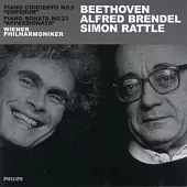 Beethoven : Piano Concerto No.5 ＂Emperor＂ ; Piano Sonata No.23 ＂Appassionata＂ / Brendel / Rattle