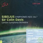Sibelius: Symphonies Nos 3 & 7 / Colin Davis, London Symohony