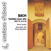 J.S. BACH : Alto Cantatas BWV 35, 53 & 82