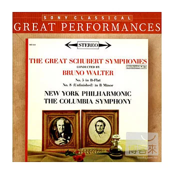 Schubert: Symphonies Nos. 5 & 8 ＂Unfinished＂; Beethoven: Leonore Overture No. 3c / Bruno Walter, Columbia Symphony Orchestra