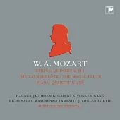 Mozart: String Quintet k 515/ the magic flute/piano quartet k 478 / Vogler