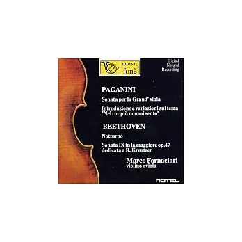Marco Fornaciari / Paganini: Sonata per la Grand’ Viola、Beethoven: Nature、Sonata IX in F minor op.47
