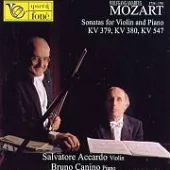Mozart: Sonaten fu Violine und Klavier KV 379, 380, 547 / Salvatore Accardo, Bruno Canino