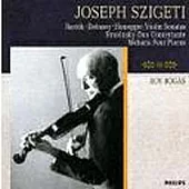 Bartok, Stravinsky, Debussy, Honegger, Webern / Joseph Szigeti