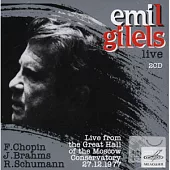 Emil Gilels: Live from the Great Hall of the Moscow Conservatory12.27.1977 / Chopin, Brahms, Schumann (2 CD Set) (MELODIYA)