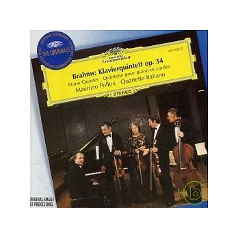 Brahms: Klavierquintett Op. 34 / Maurizio Pollini, Piano & Quartetto Italiano