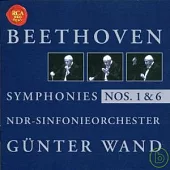 Beethoven: Symphony No. 1 & 6 / Gunter Wand & NDR-sinfoieorchester