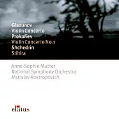 Glazunov & Prokofiev : Violin Concertos / Anne-Sophie Mutter, Mstislav Rostropovich & National Symphony Orchestra