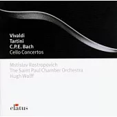 Vivaldi、Tartini、C.P.E. Bach : Cello Concerto / Mstislav Rostropovich / Hugh Wolf