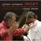 莫札特：小提琴協奏曲全集、交響協奏曲 / 卡米諾拉(小提琴)、阿巴多(指揮)