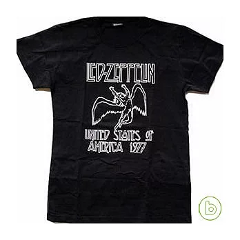 Led Zeppelin / USA 1977 Black - T-Shirt (S)