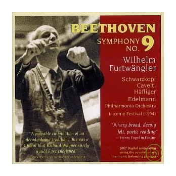 Beethoven: Symphony No. 9, Op. 125 <Choral> / Wilhelm Furtwangler