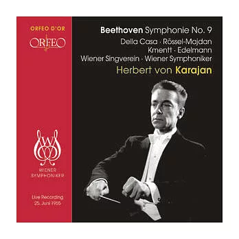 Beethoven: Symphony No. 9[Live Recording 1955] / Karajan Conducts Wiener Symphoniker