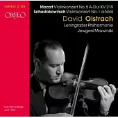 Works of Mozart & Schostakowitsch / Oistrach, Mrawinski Conducts Leningrader Philharmonie