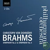 Christoph Von Dohnanyi, Philharmonia Orchestra / Bra Brahms : Symphonies Nos. 2 & 4