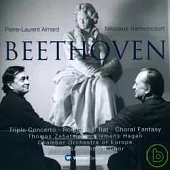 Beethoven: Triple Concerto, Choral Fantasy, etc. / Pierre-Laurent Aimard & Nikolaus Harnoncourt
