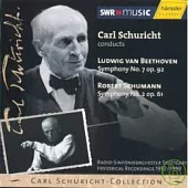 Ludwig van Beethoven : Symphony No. 7 op. 92 A Major & Symphony No. 2 op. 61 C Major / Carl Schuricht conducts