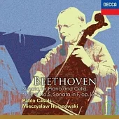 Beethoven: Sonata for Piano and Cello No.2 & No.5, Sonata in F, op. 17 / Pablo Casals, cello / Mieczyslaw Horszowski, piano