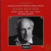 Hans Hotter -  Lieder Live Recording 1956/61