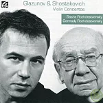 Glazunov & Shostakovich: Violin Concertos / Sasha Rozhdestvensky