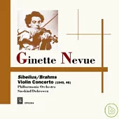 Ginette Nevue/Sibelius and Brahms / Ginette Nevue