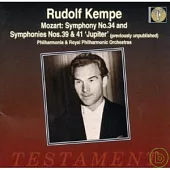 Wolfgang Amadeus Mozart : Symphonien Nr.34,39,41 / Rudolf Kempe / Philharmonia Orchestra , Royal Philharmonic Orchestra