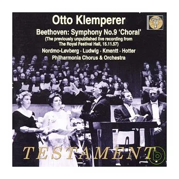 Ludwig van Beethoven : Symphonie Nr.9 / Aase Nordmo-Lovberg , Christa Ludwig , Waldemar Kmennt , Hans Hotter