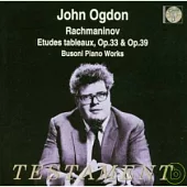 Sergej Rachmaninoff : Etudes-Tableaux op.33 & op.39 / John Ogdon