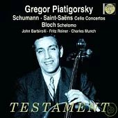 Robert Schumann : Cellokonzert op.129 / Gregor Piatigorsky / Charles Munch , Fritz Reiner , John Barbirolli