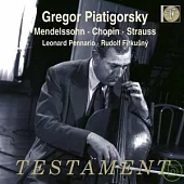 Gregor Piatigorsky,Cello / Gregor Piatigorsky , Leonard Pennario , Rudolf Firkusny