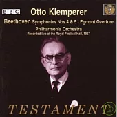 Ludwig van Beethoven : Symphonien Nr.4 & 5 / Otto Klemperer / Philharmonia Orchestra