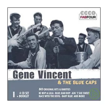 【小瓦礫系列】Gene Vincent & The Blue Caps / 80 Original Hits & Rarities(4CD)