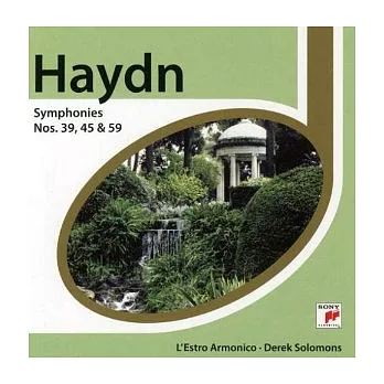 Haydn: Symphonies Nos. 45 59 & 39 / Derek Solomons / L’Estro Armonico