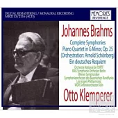 Klemperer /Brahms complete symphony Live / Klemperer (4CD)