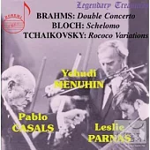 Yehudi Menuhin, Leslie Parnas, Pablo Casals, Antal Dorati plays Brahms, Bloch & Tchaikovsky