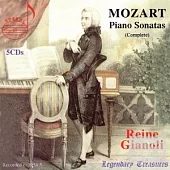Reine Gianoli plays Mozart Piano Sonatas (Complete) [5CD] / Reine Gianoli