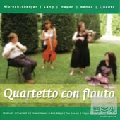 Flute works/Albrechtsberger,Georg Lang,Haydn,Benda,Quantz / Quartetto con flauto