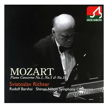 Mozart: Piano Concertos No. 1, No. 5 & No. 18 / Sviatoslav Richter / Rudolf Barshai  (日本進口版)