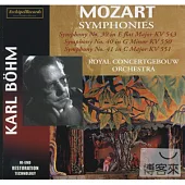 Mozart: 3 Symphonies / Karl Bohm